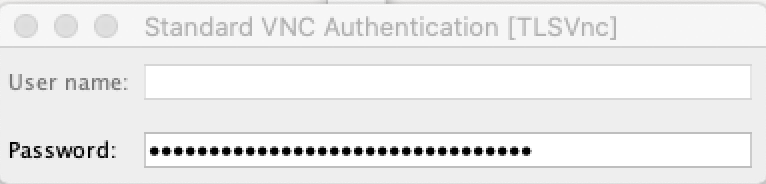 vnc server authentification
