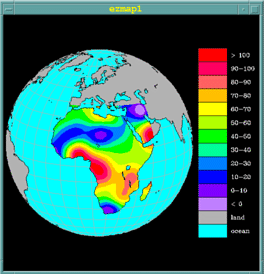 NCL ezmap1 illustration