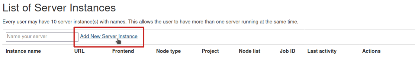 jupyterhub new instance