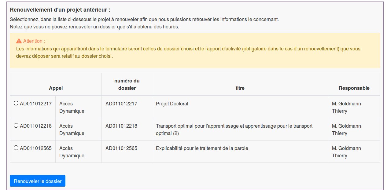 renouvellement